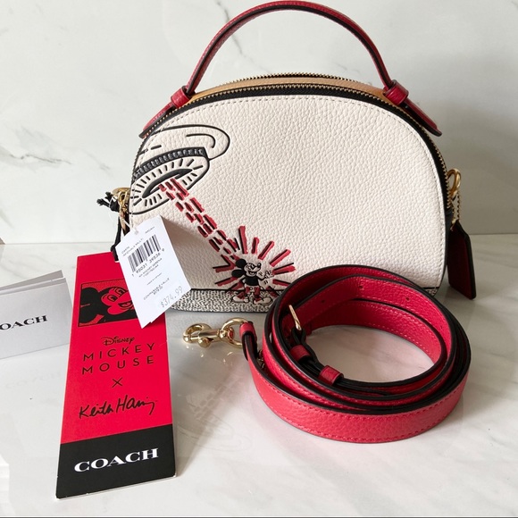 Coach Mickey Mouse X Keith Haring Serena Camera Bag - Picture 2 of 10